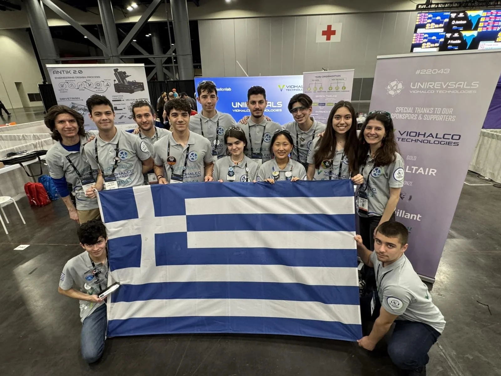 Η ελληνική ομάδα UNIREVSALS VIOHALCO TECHNOLOGIES του MellonLab εκπροσωπεί για δεύτερη συνεχόμενη χρονιά την Ελλάδα στο FIRST Championship 2025 στο Houston, όπου κατέκτησε τη 2η Παγκόσμια Θέση στο Design Award.