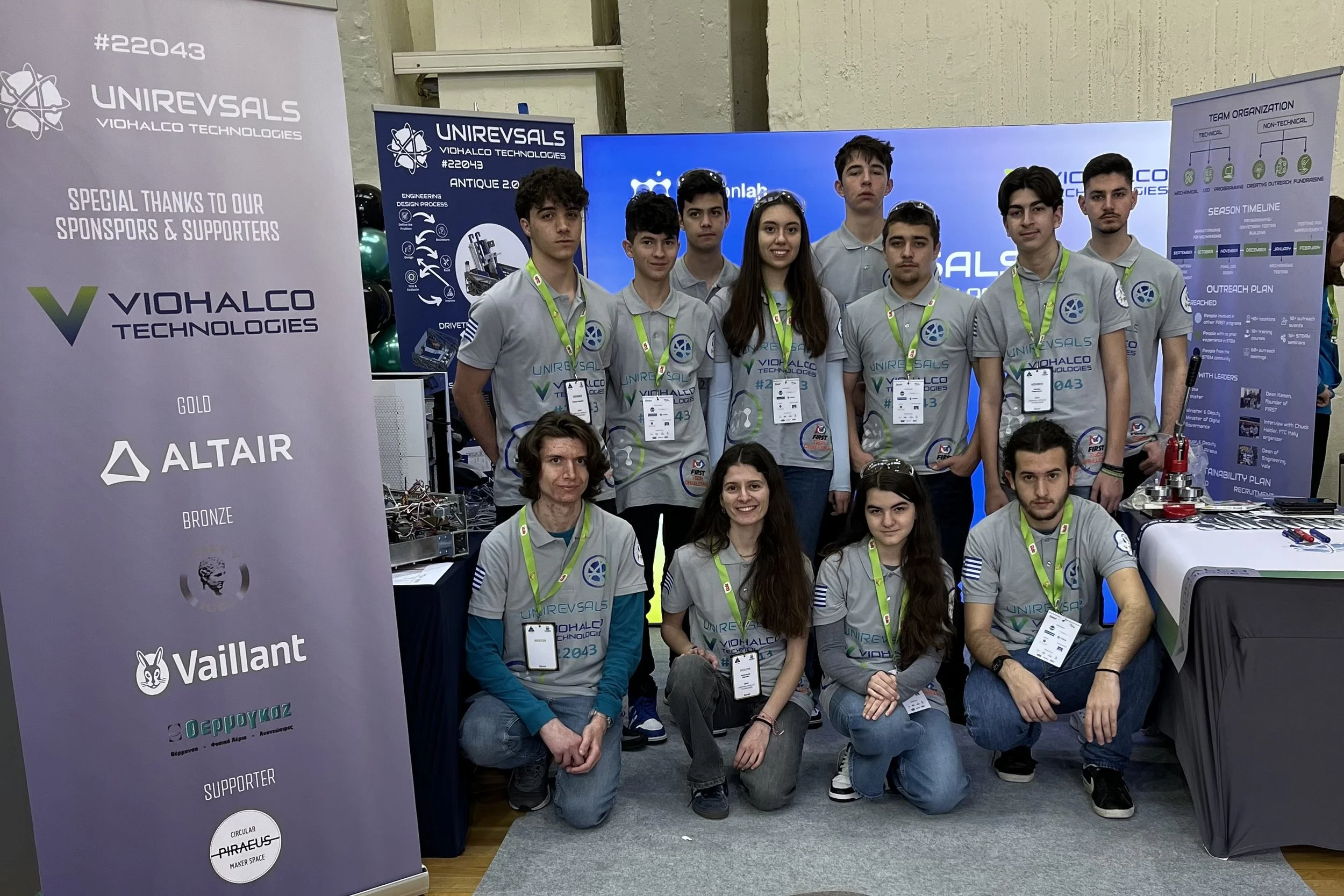 Η ομάδα UNIREVSALS VIOHALCO THENOLOGIES του MellonLab στο FIRST TECH CHALLENGEGRECCE CHAMPIONSHIP 2025 κατέκτησε την 3η θέση στη Γενική Κατάταξη το 3ο Inspire Award και προκρίθηκε  για δεύτερη συνεχόμενη χρονιά στο FIRST Championship 2025 στο Houston