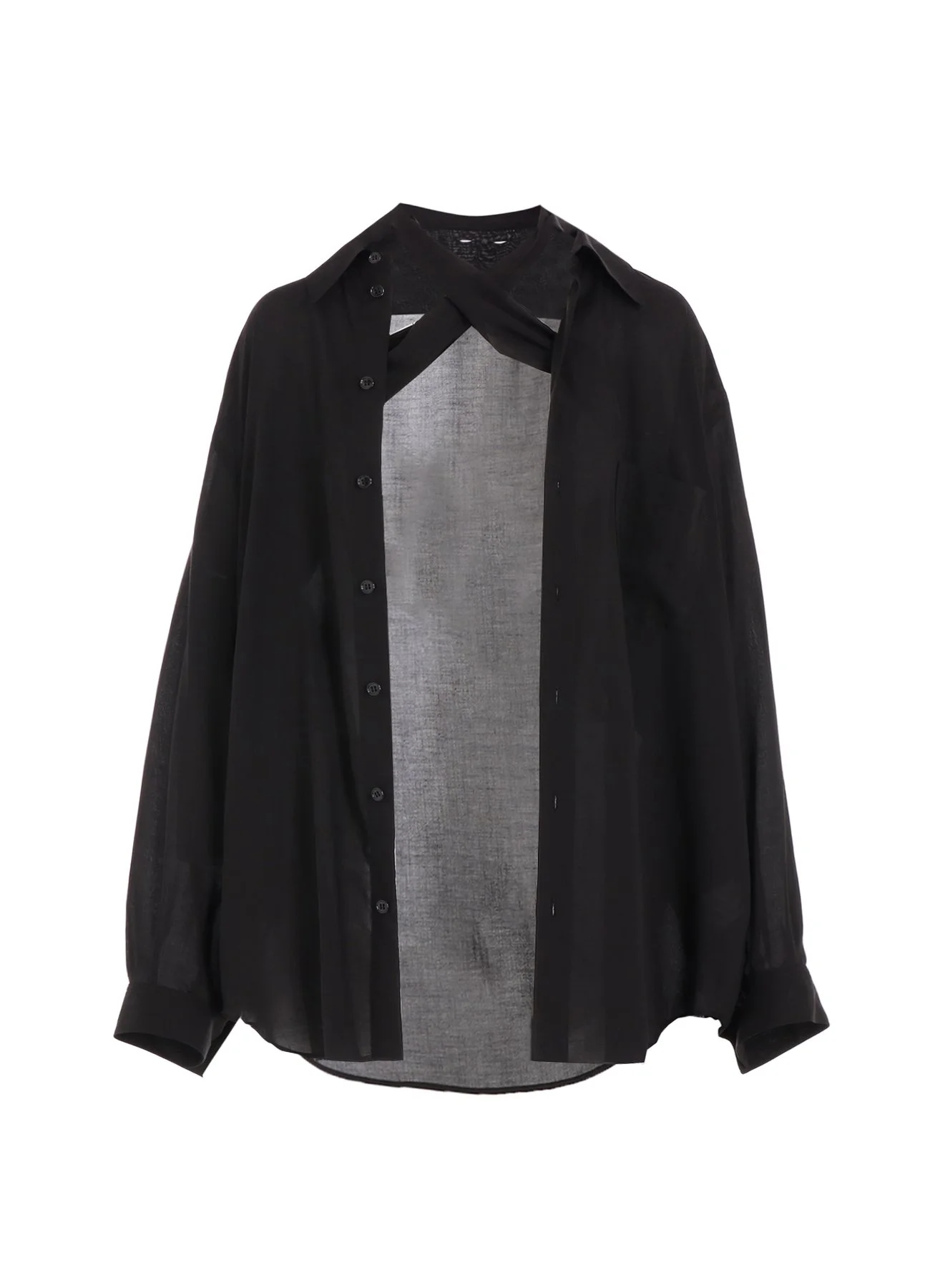 yu-kiページ S'YTE x KOICHI IYODA ARTWORK PRINTED SHIRT -Talia-(M Black