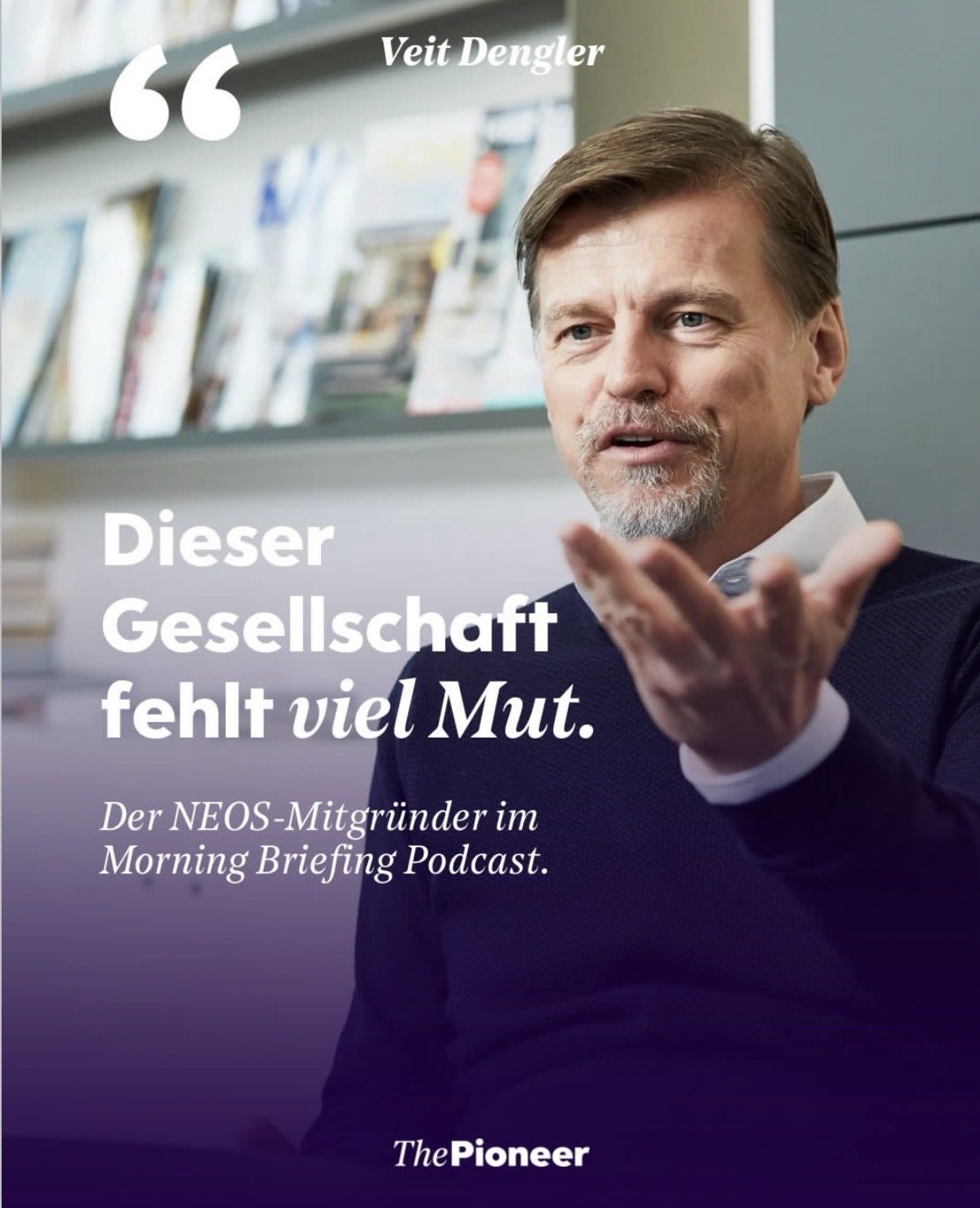 Veit Dengler im Gespräch mit Gabor Steingart