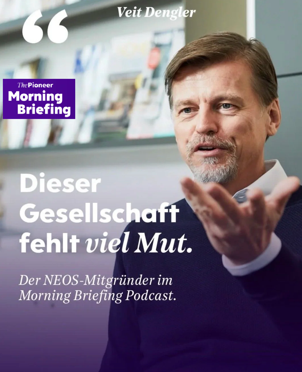 Veit Dengler im Gespräch mit Gabor Steingart