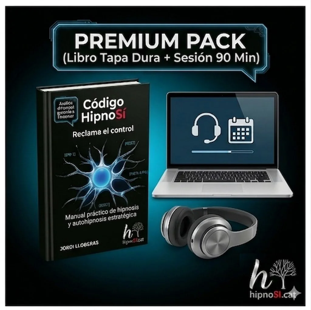 Código HipnoSI. Premium Pack, incluye Libro (tapa dura) + Sesión 90 min. En castellano