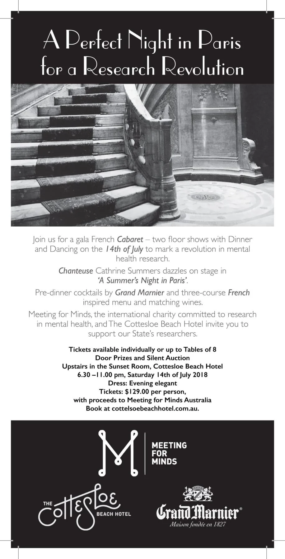 A perfect night in paris for a research revolution