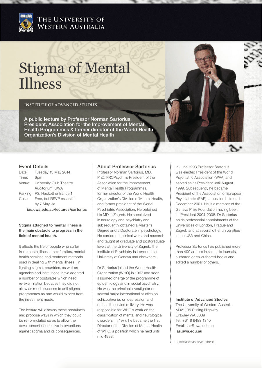 Stigma of Mental Illness