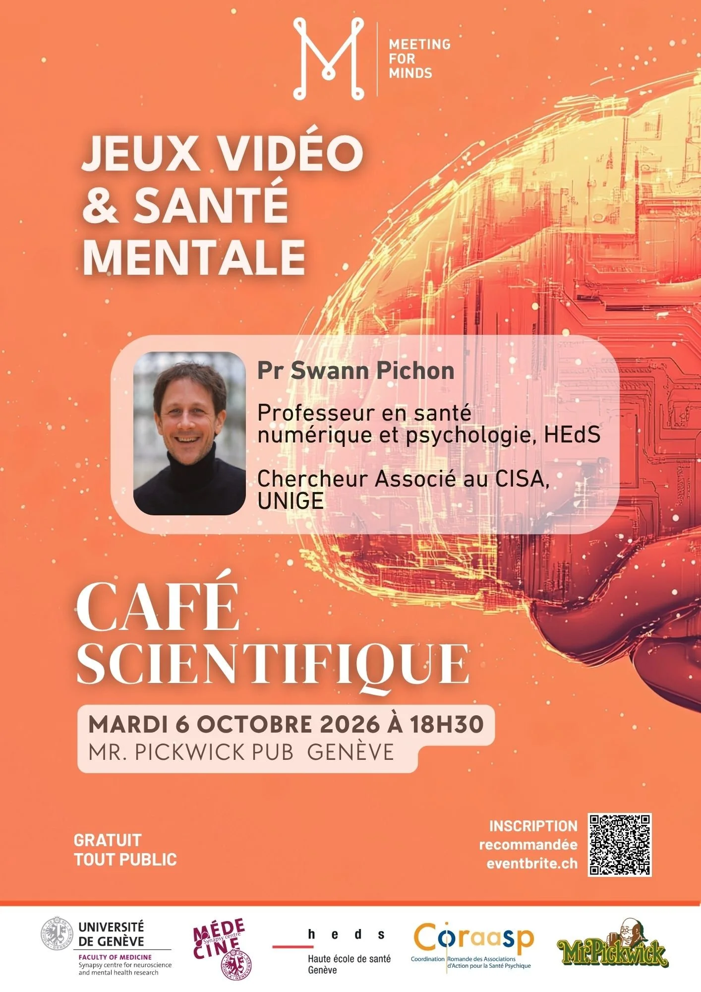 Café Scientifique - Jeux vidéo &amp; santé mentale