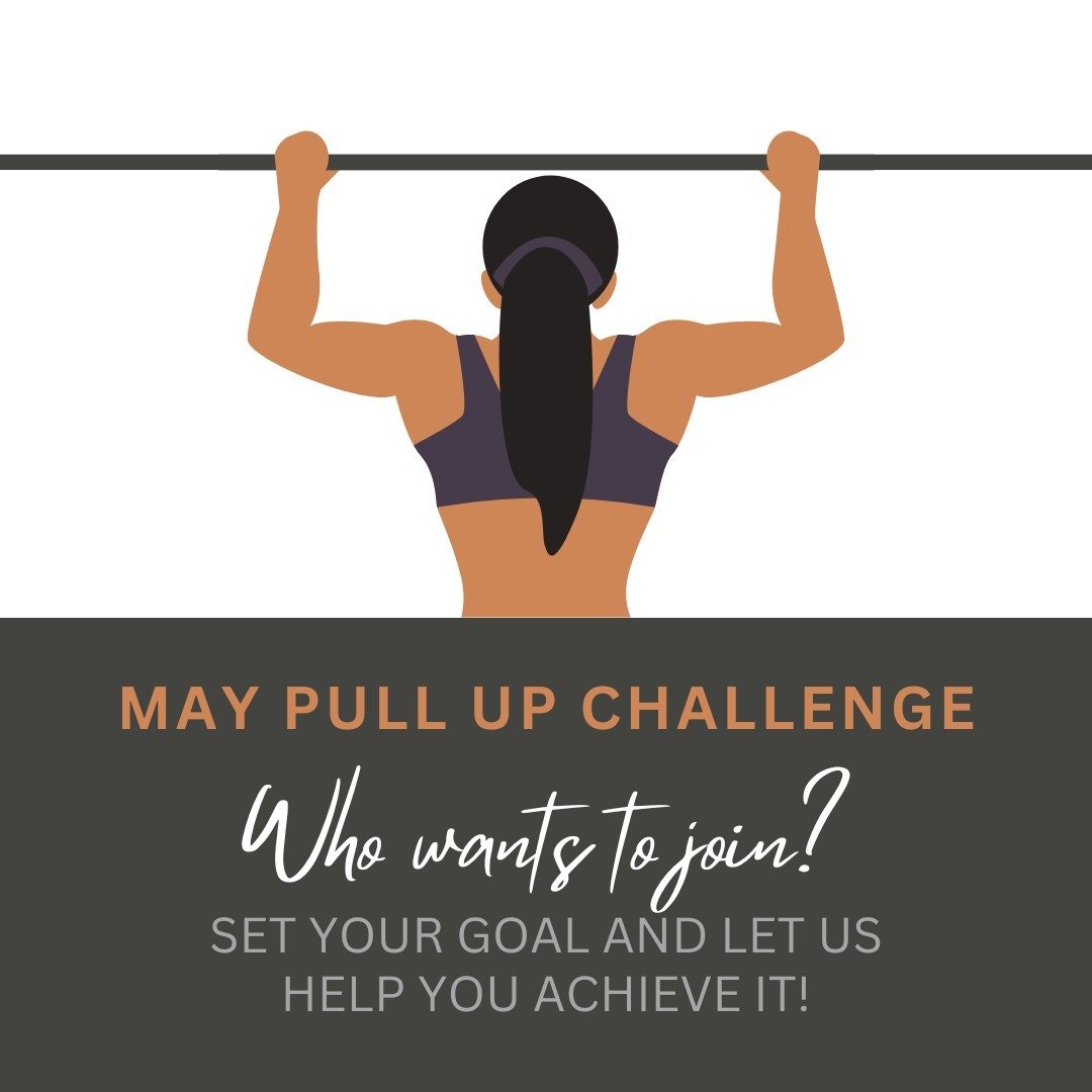 It's a new month, which means a new theme.

Back by popular demand is the May Pull Up Challenge!!!! 

How does it work?

1. Choose your goal. It could be to do a certain number of pull ups, a certain kind of pull up or it could be a step towards doin