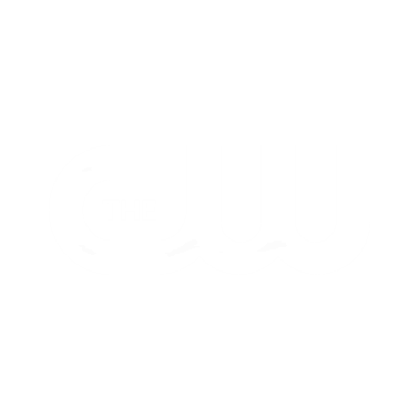 The CW logo in black and white.