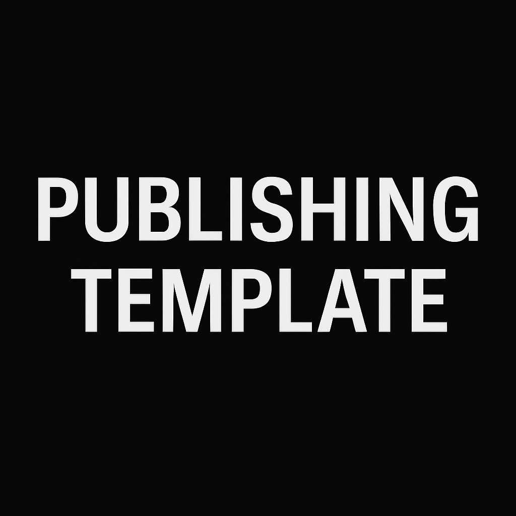 Sync Template - Publishing Agreement