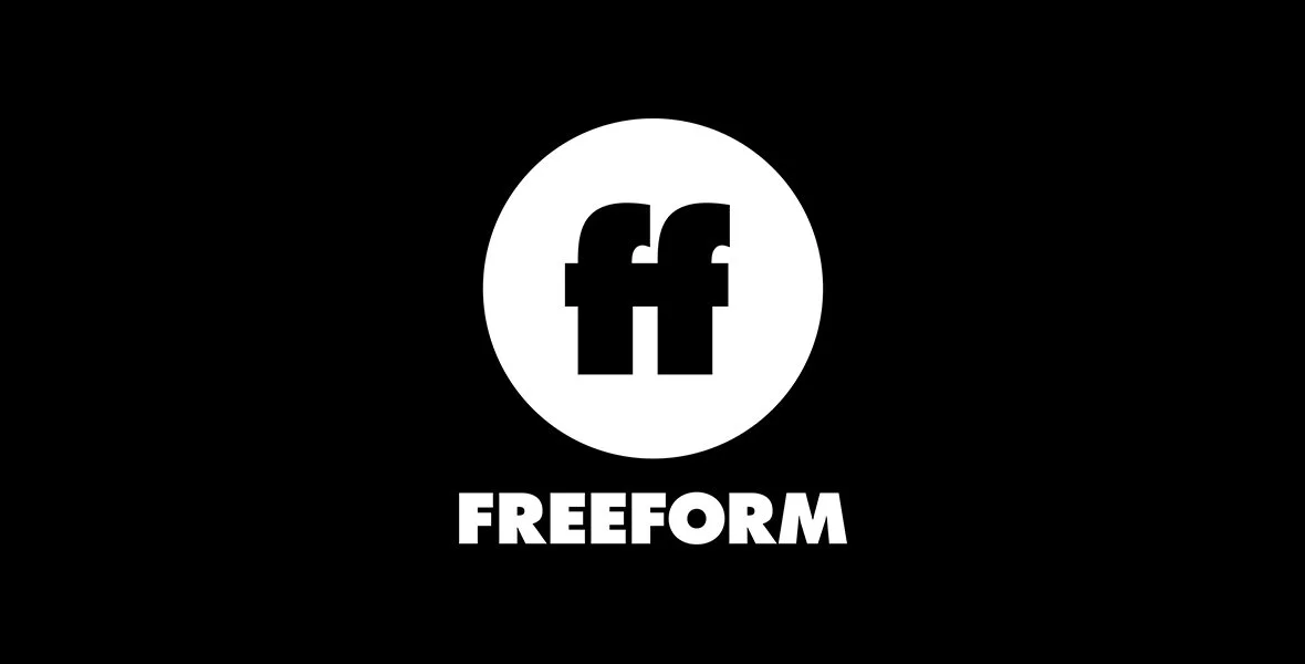 Facebook logo with the word 'FREEFORM' below it on a black background.