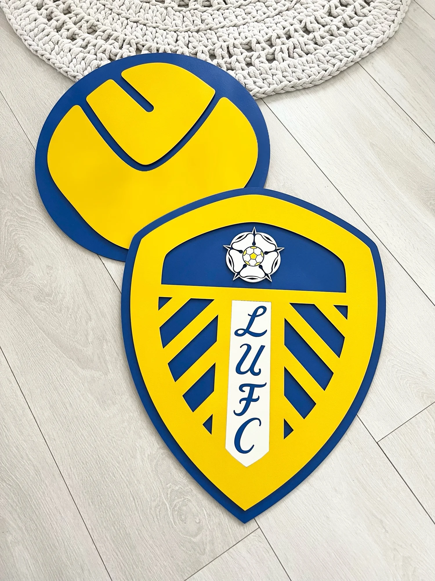 Leeds United Football Badge / Leeds Smiley Badge — Lola & Frank 