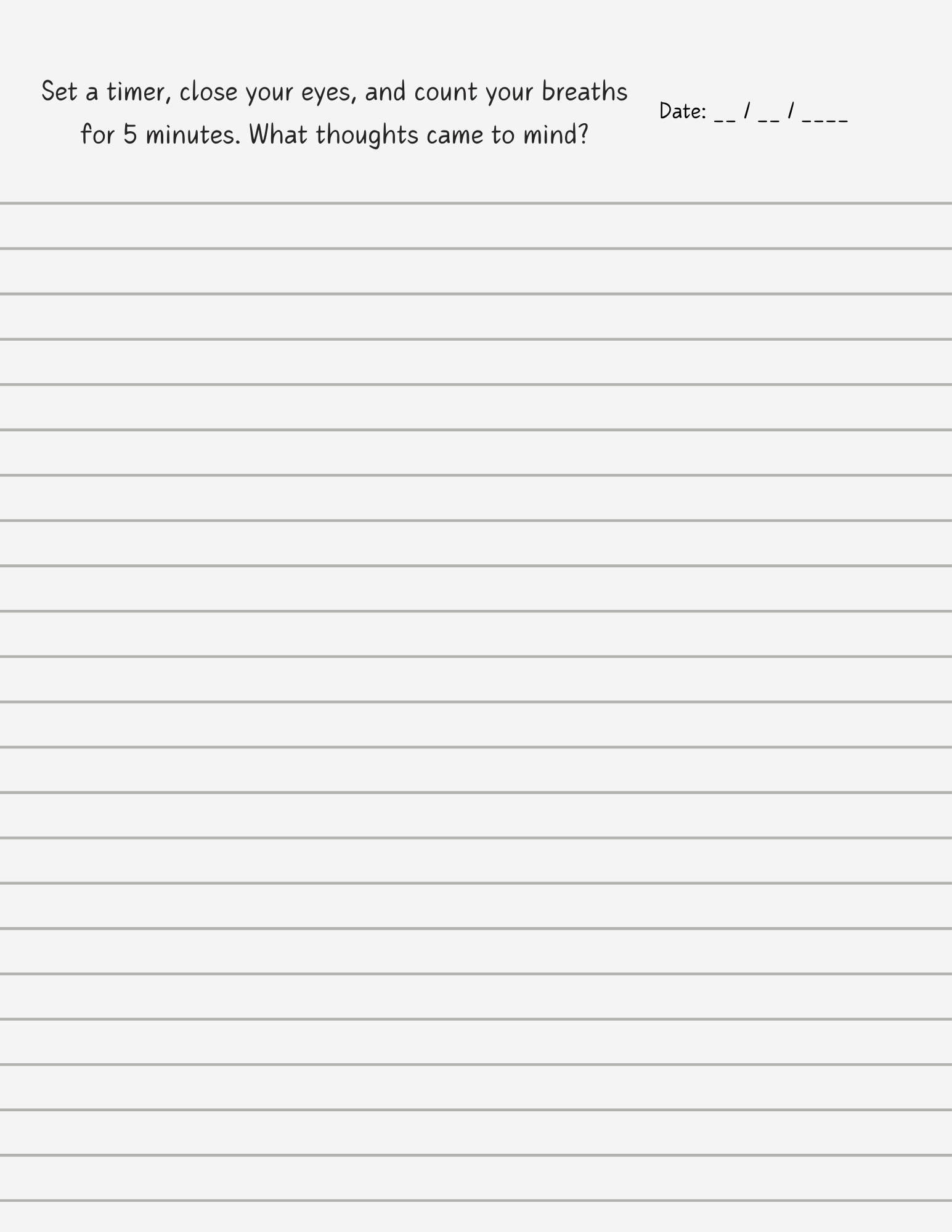 Mindfulness Journal - 40 Prompts Digital Download — Mindfulness Amidst ...
