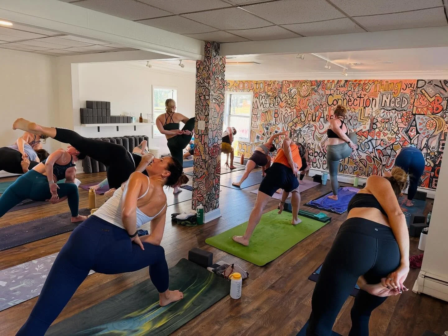 Cool weather 🤝 Heated yoga studio
 
It officially feels like fall &amp; we&rsquo;re turning up the heat 🔥 see you on the mat!