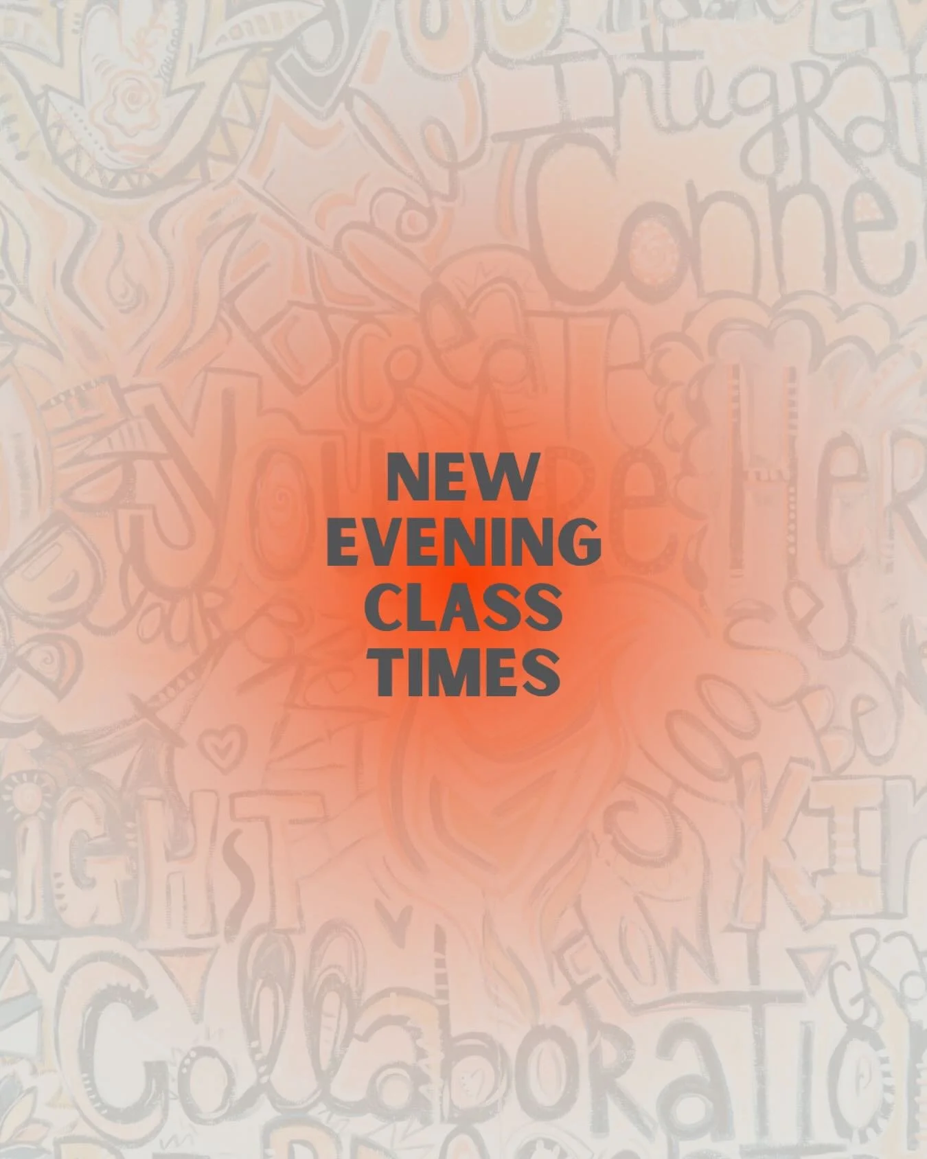 SBPY NEWS 📢
 
⚡️Weekday evening class times are shifting⚡️
 
Starting in November, our evening classes will move 15 minutes later to give you a little extra breathing room after a busy day.
 
4:30 pm → 4:45 pm 
5:45 pm → 6:00 pm 
7:00 pm &