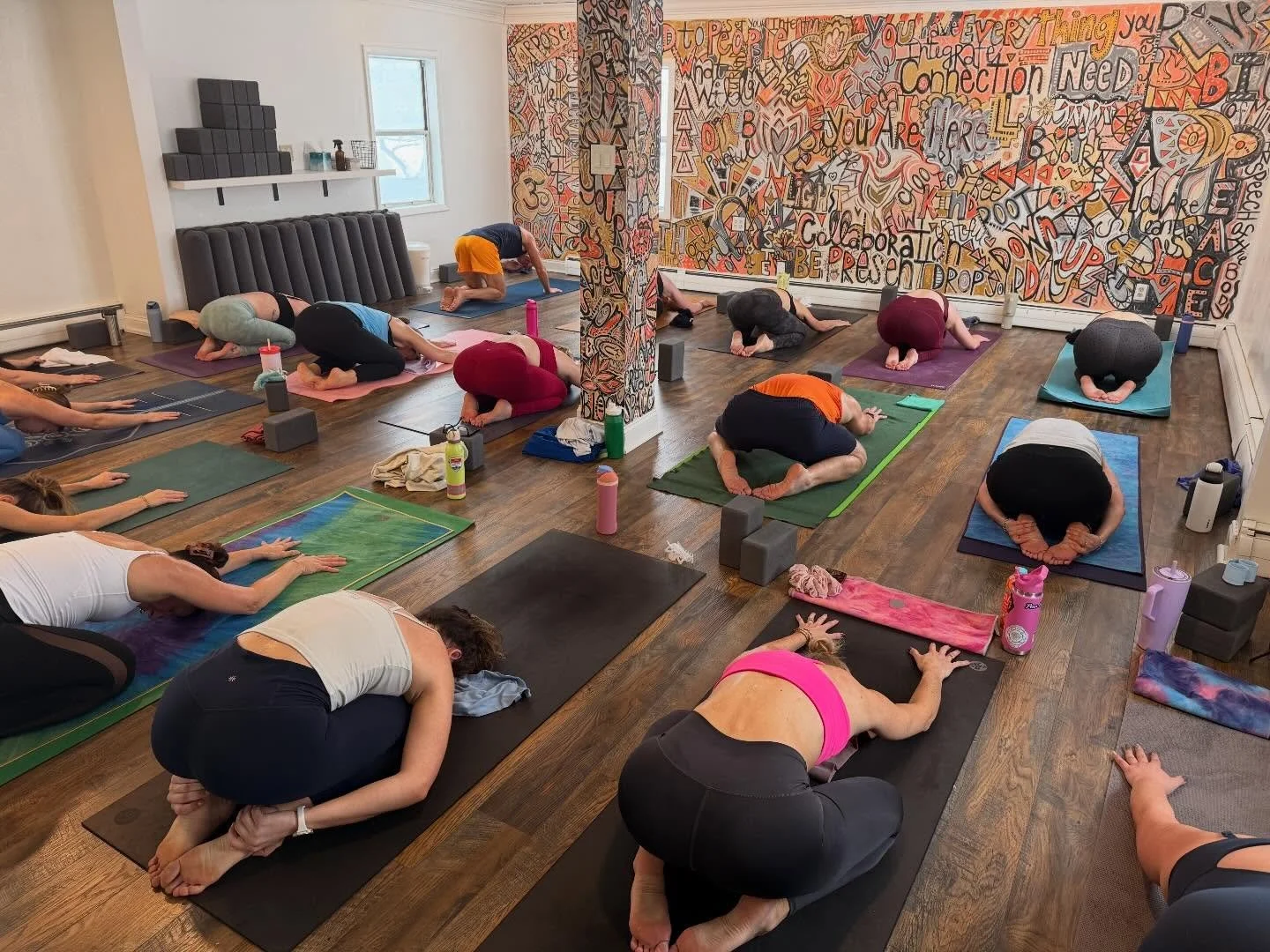 Outside: freezing
Inside the studio: absolutely not
 
Just to bring a little extra heat&hellip;a few more heaters have entered the chat 🥵🔥 see you on the mat!