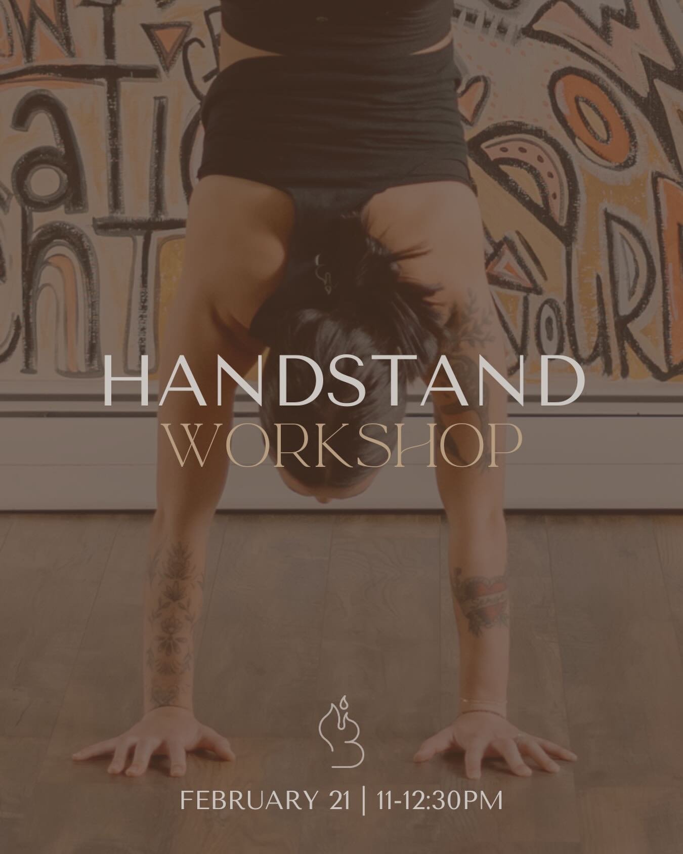 WARNING: side effects may include falling in love with standing on your hands 🚨
 
This handstand workshop breaks things down so you can feel strong, supported, and confident&mdash;no matter your starting point. 
 
No pressure to hold it. No need to 