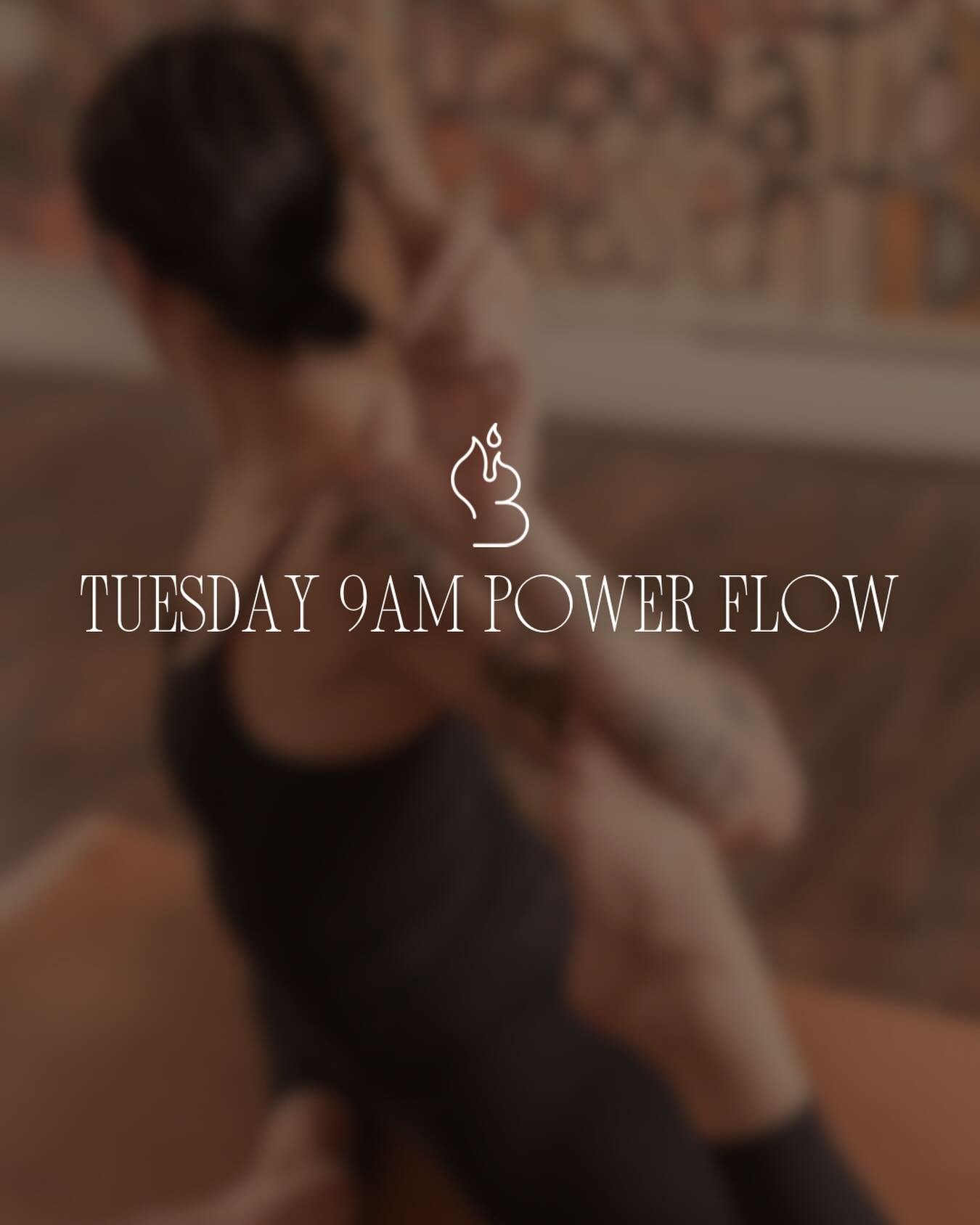 You asked for another 9am&hellip; so we added another 9am 👀
 
⚡️Tuesdays at 9am | Power Flow with @rachburnz⚡️
 
Begins in March! See you on the mat 🤟🏼🔥🧡