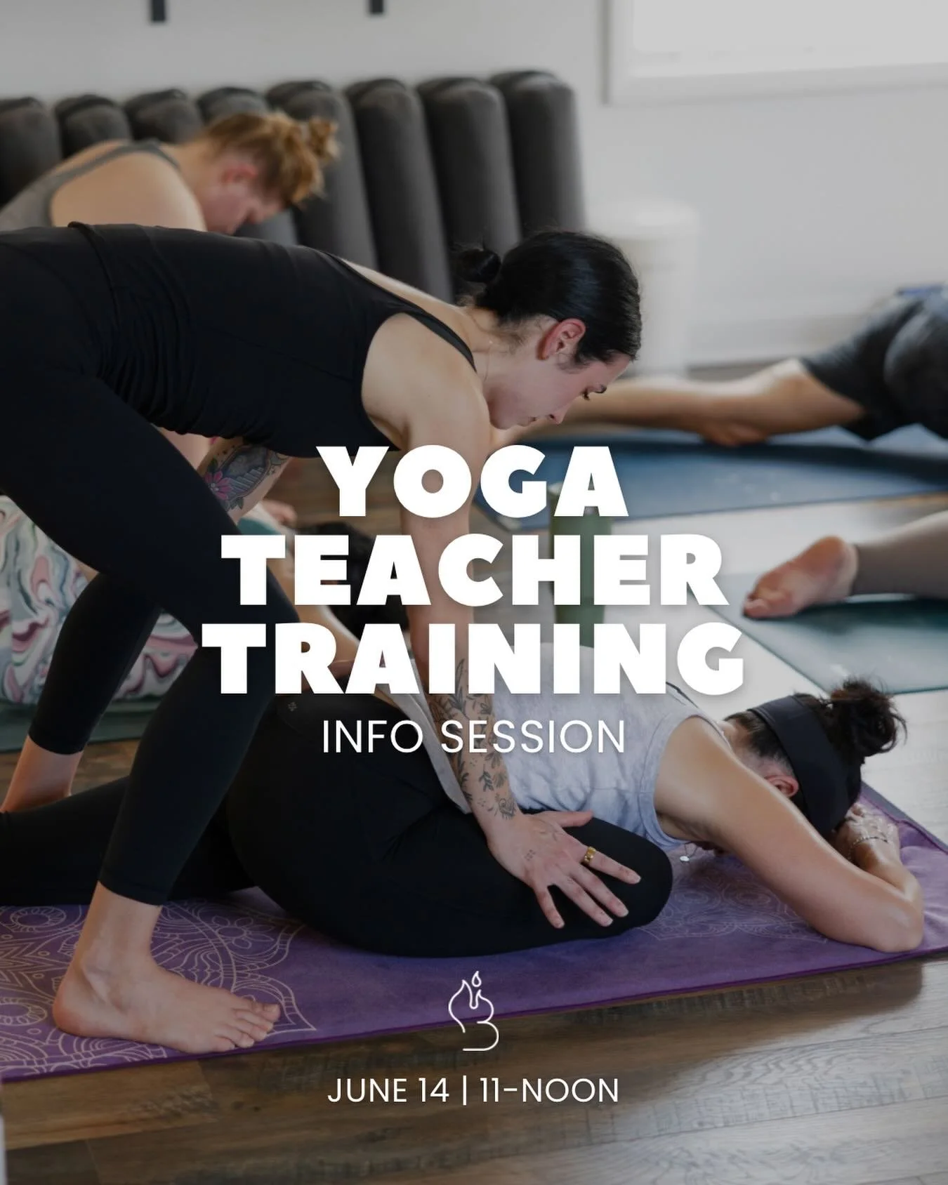 Lots of questions coming in about our next 200-Hour Yoga Teacher Training&hellip; so we&rsquo;re hosting an info session at the studio! ✨
 
Come hang with us on June 14 anytime from 11am&ndash;12pm for a super relaxed, calm, cool &amp; collected Q+A.