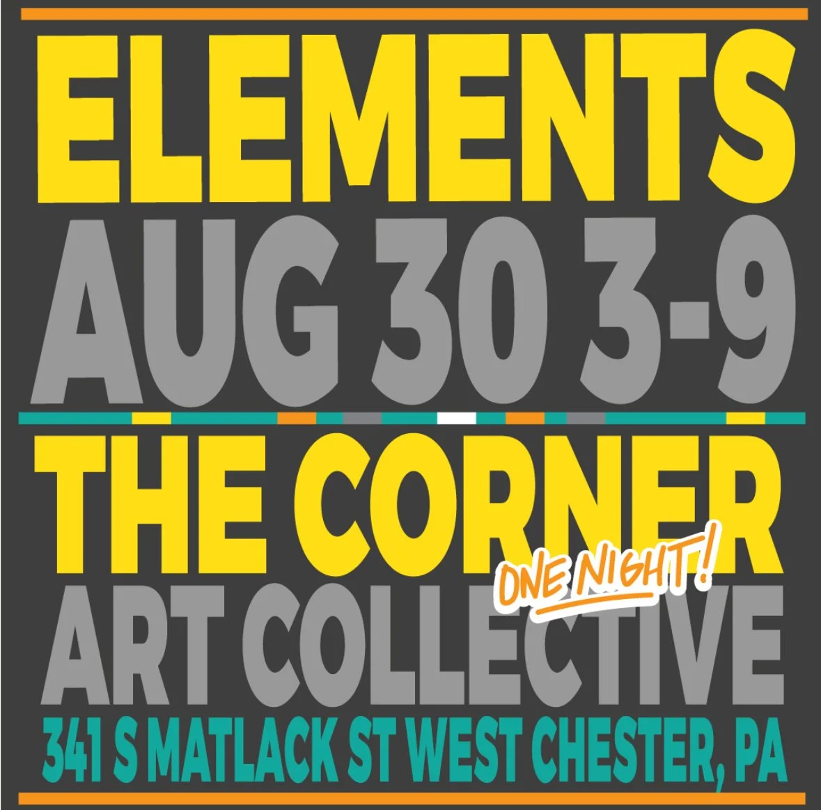 Elements: Group Show at The Corner Art Collective
