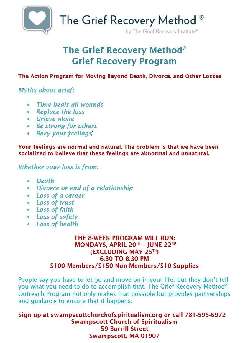 The Grief Recovery Method Grief Recovery Program