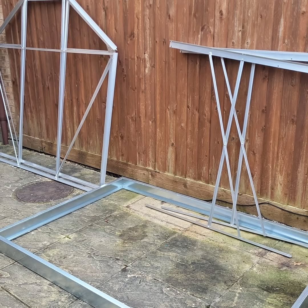 We even do odd jobs like building greenhouses. #Towcester #towcesterbusiness #windowcleaner #windowcleaning