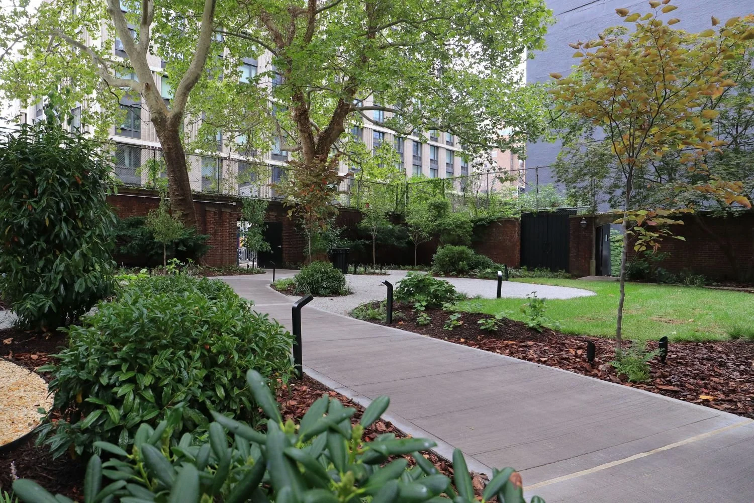 Shade garden plants and paths with landscape lighting