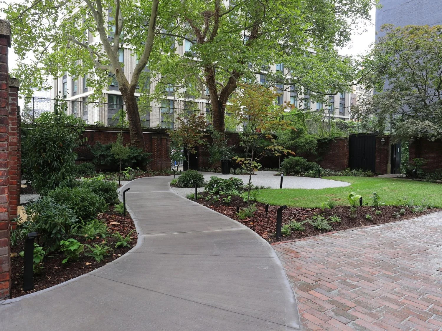 Shade garden plants and paths with landscape lighting