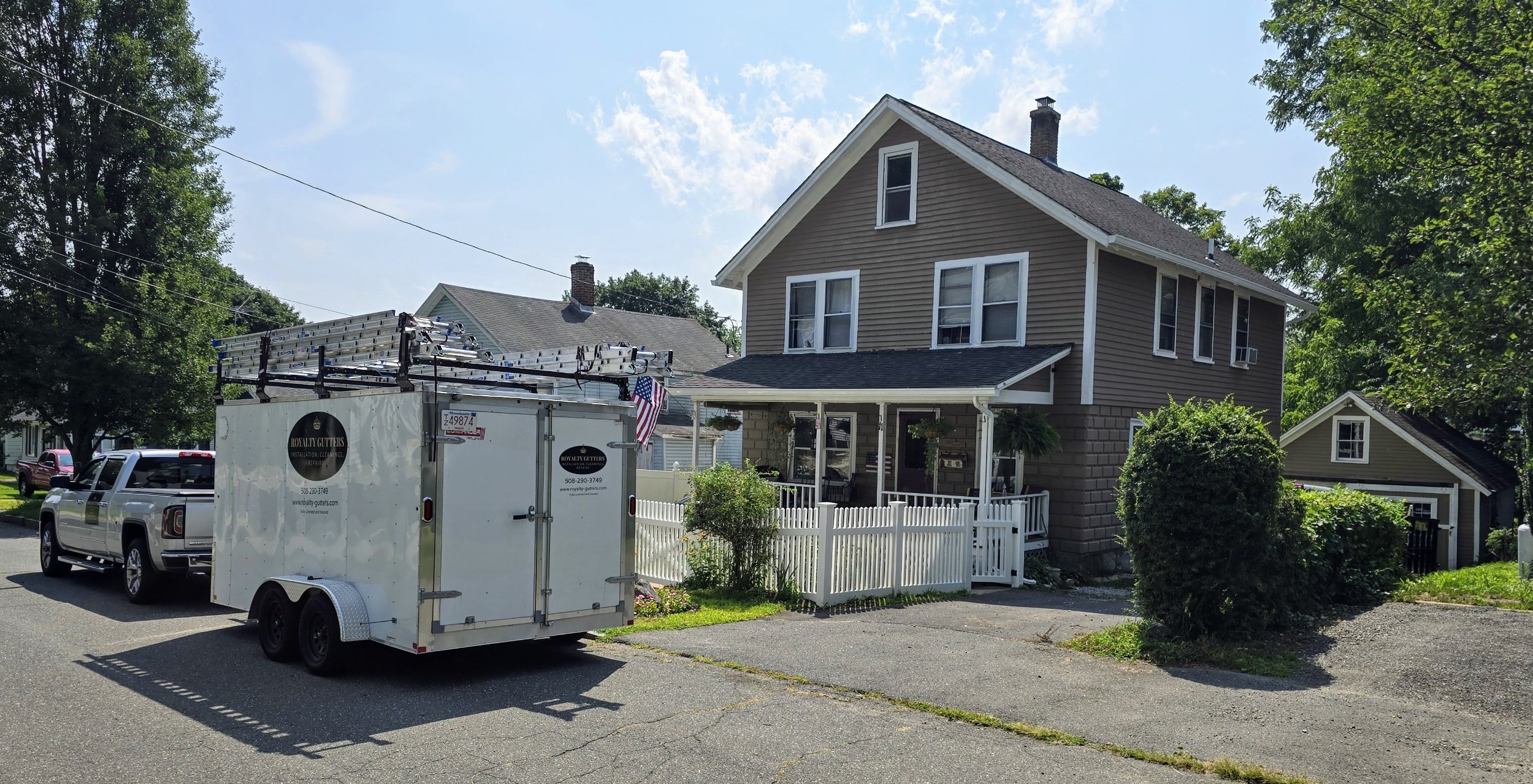 Seamless Gutter Installation in Stafford Springs, CT