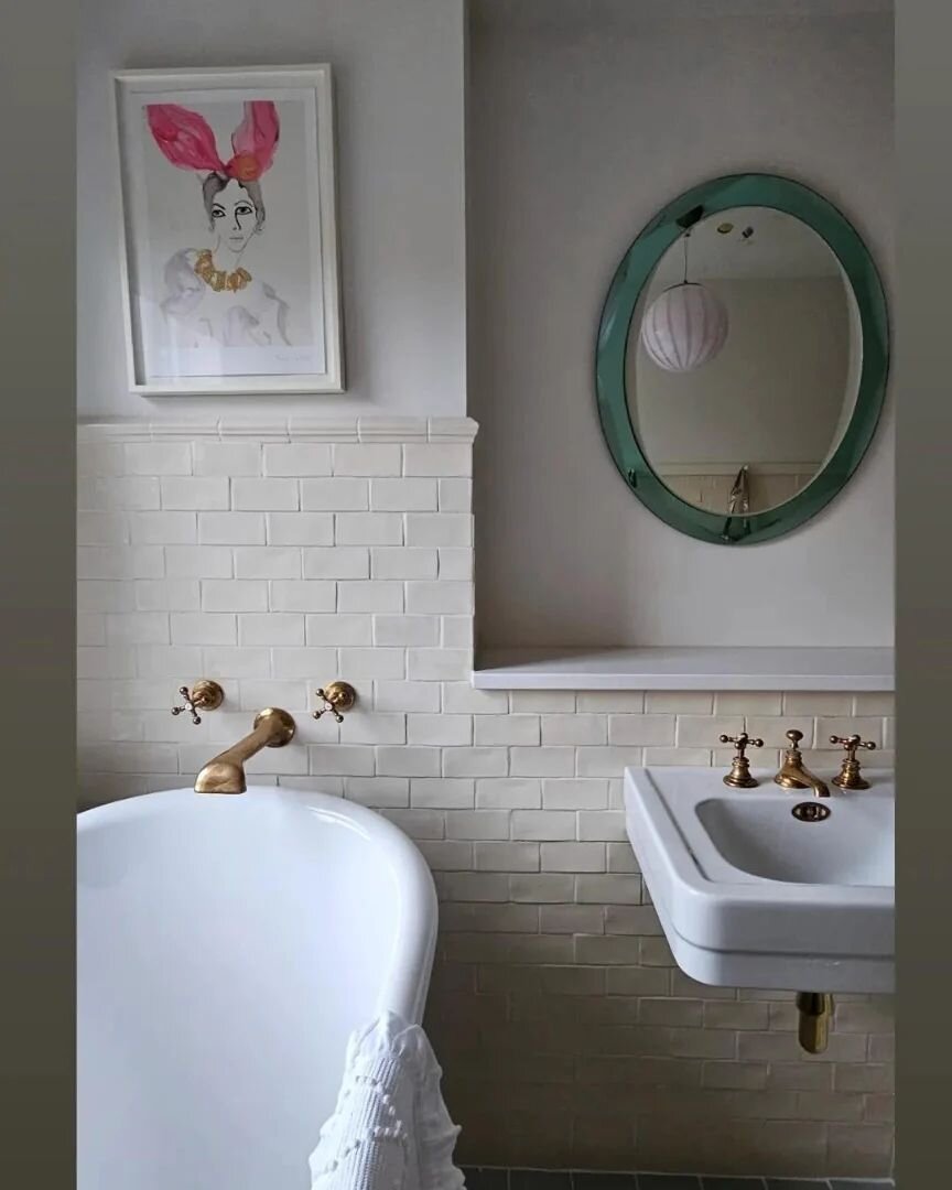 The 'yes' client who works closely with you and trusts your instinct and vision. Our Notting Hill clients are this. We have loved working with them. This is their daughters bathroom. Small, but we have managed to squeeze in a super size freestanding 