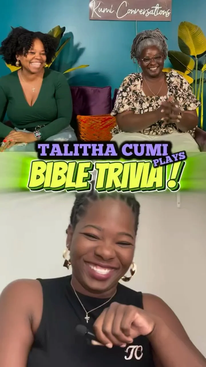 WHAT ARE THE RULES?! 🤣
We had too much fun playing this #bibletrivia 👩🏽‍🏫📖
How many answers did you get right❓
Check out our Patreon for more videos (TalithaCumi55) 💜
And register for our #WomensRetreat Oct 31st- Nov 2nd Talithacumillc.or
