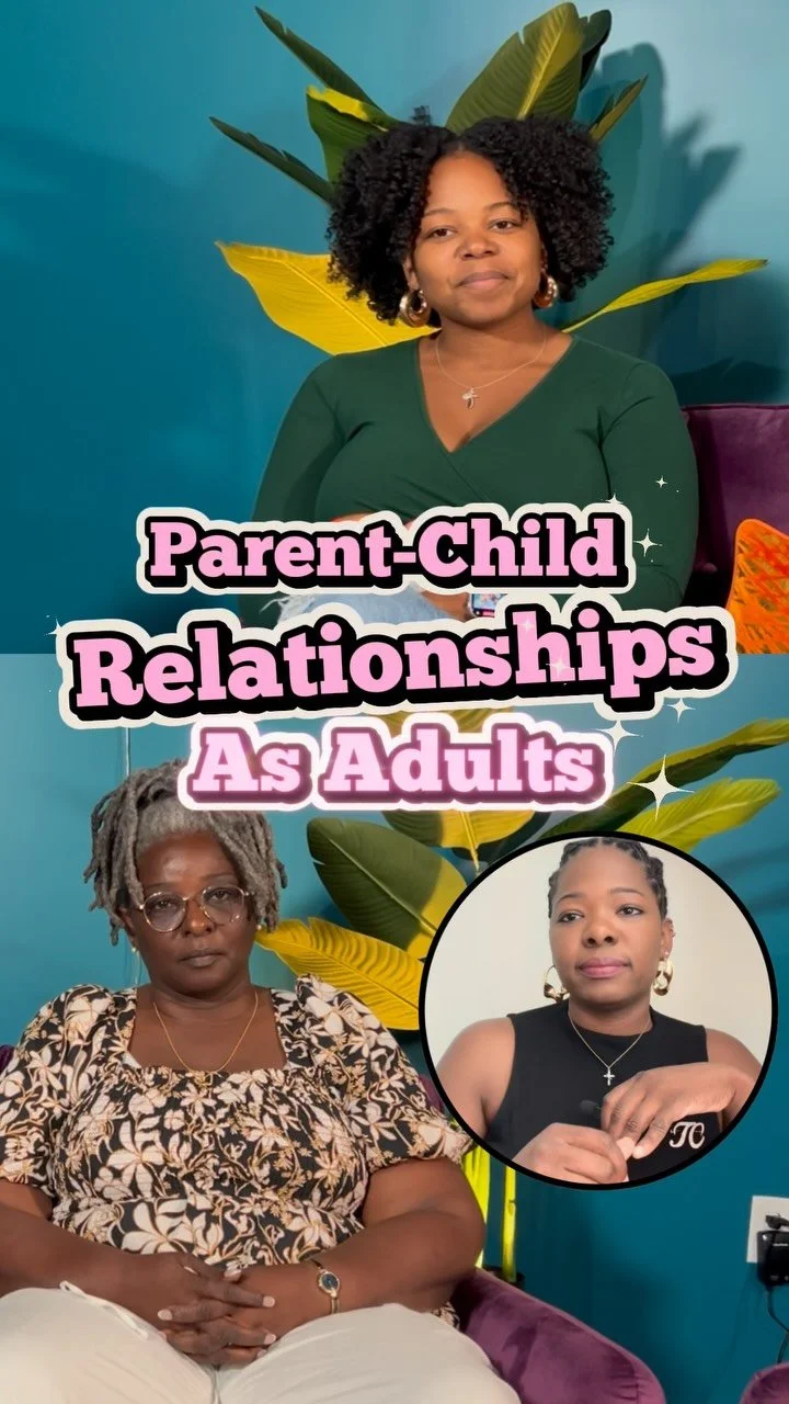 Adulthood as child or a parent means whole new waters 🌊 to navigate.🫶🏽
We’re talking how we’ve learned to see our parents with more grace, and as a parent how we’re learning to give our adult-children more space and room to grow