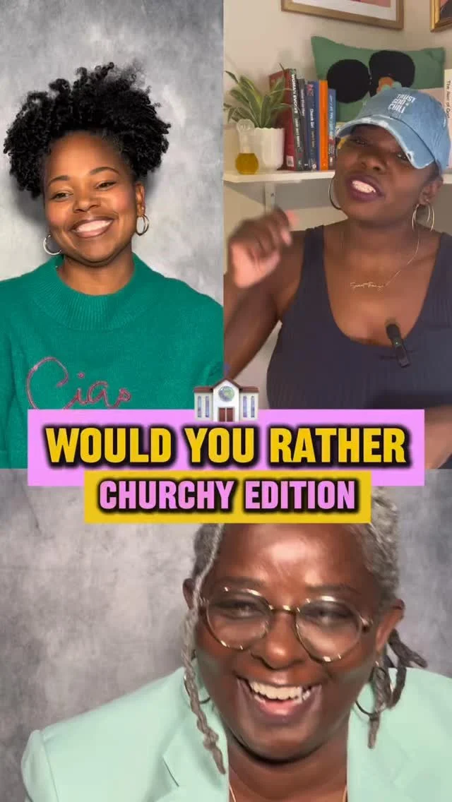 Would You Rather: Churchy Edition Part 1 ⛪️💜😂
From the church usher board to praying in front of congregation, we answered the tough questions on#f would you rather 😅🙏🏽💜🤣
Now it’s your turn, drop a comment: Which Would You Rather?
#exp