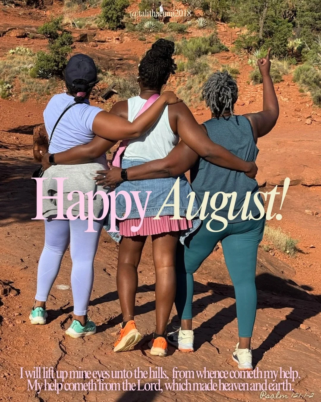 A new month just means NEW opportunity for the SAME GOD to show Himself STRONG 💪🏽 🙌🏽&hearts;️

Happy August! ☀️🤲🏽

&ldquo;I will lift up mine eyes unto the hills, from whence cometh my help. My help cometh from the Lord, which made heaven and e