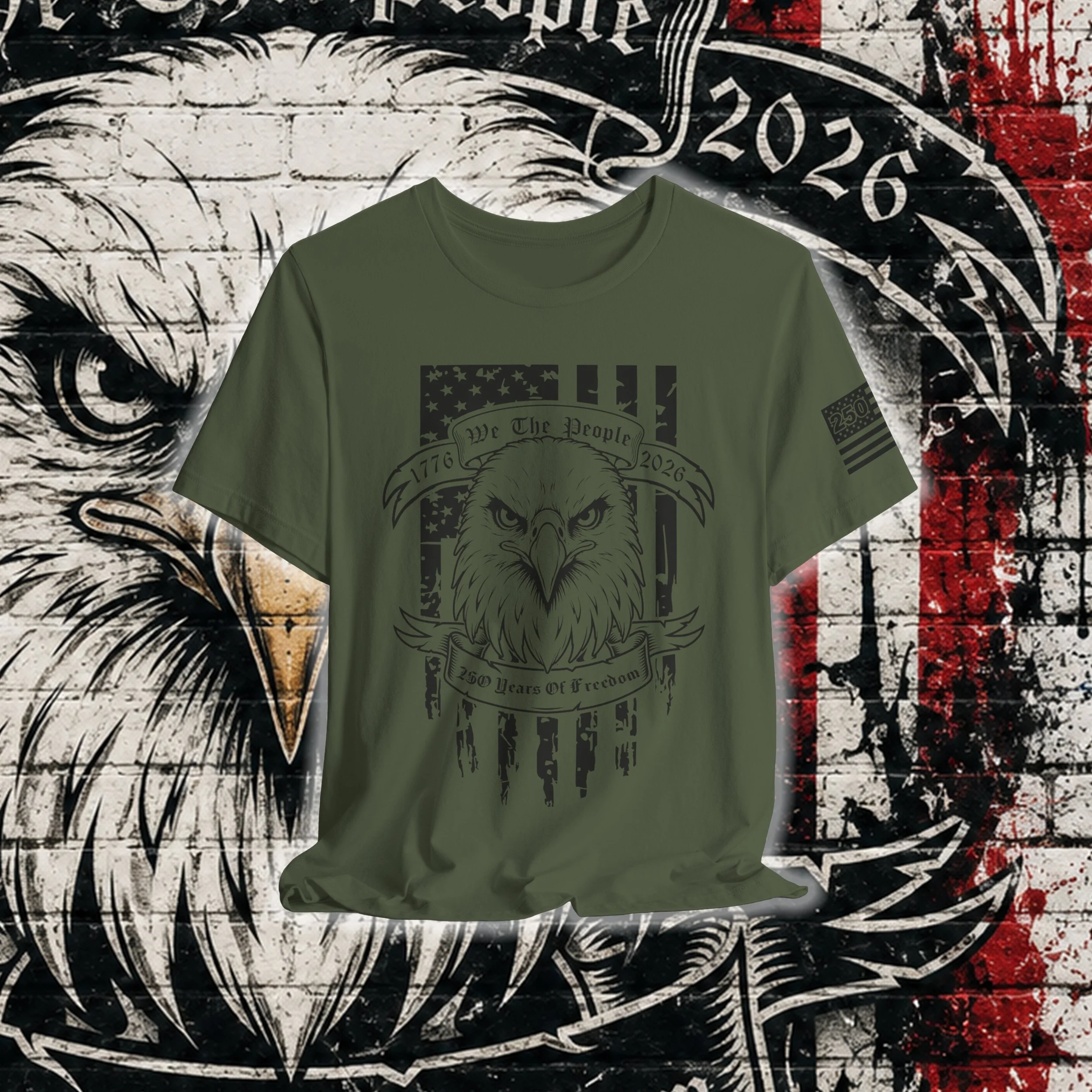 USA 250 BVA Unisex Jersey Short Sleeve Tee