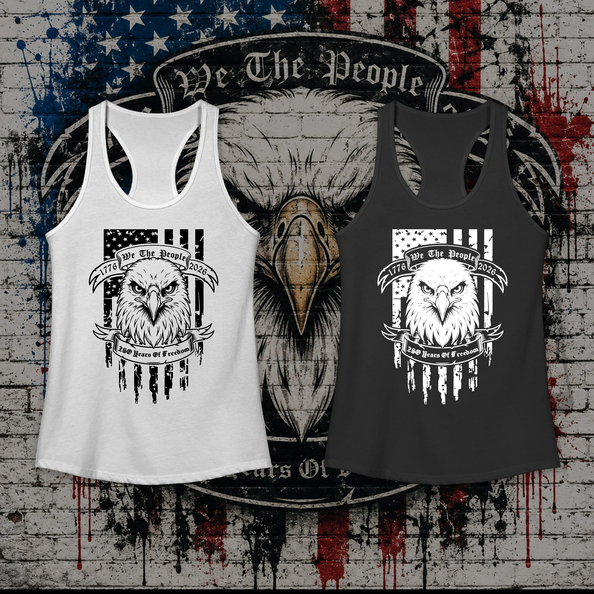 USA 250 Women's Ideal Racerback Tank