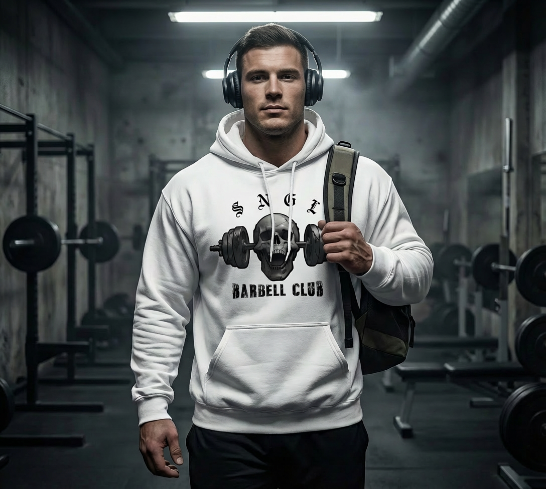 BARBELL CLUB Unisex Heavy Blend™ Hooded Sweatshirt