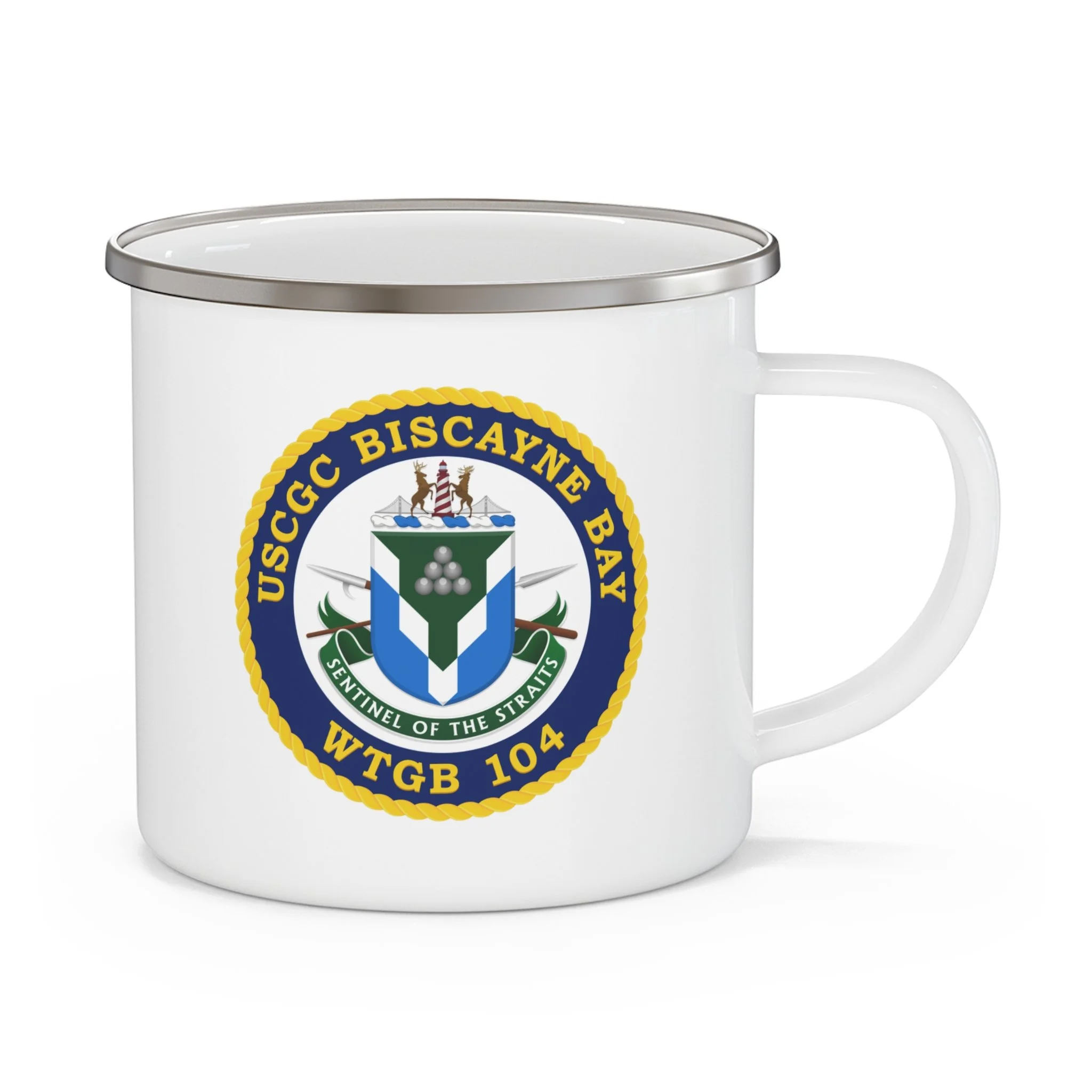 BISCAYNE BAY Enamel Camping Mug