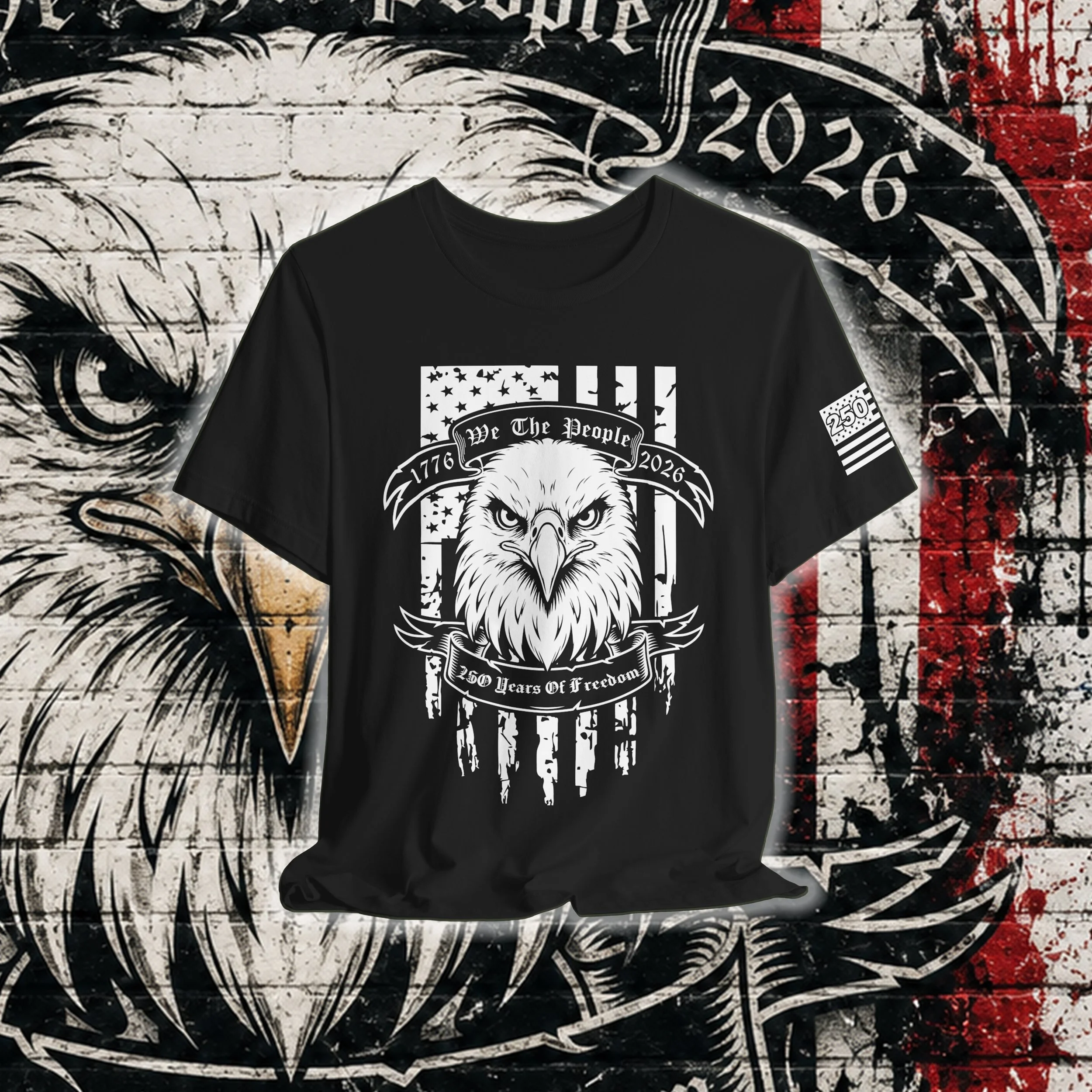 USA 250 WVA Unisex Jersey Short Sleeve Tee