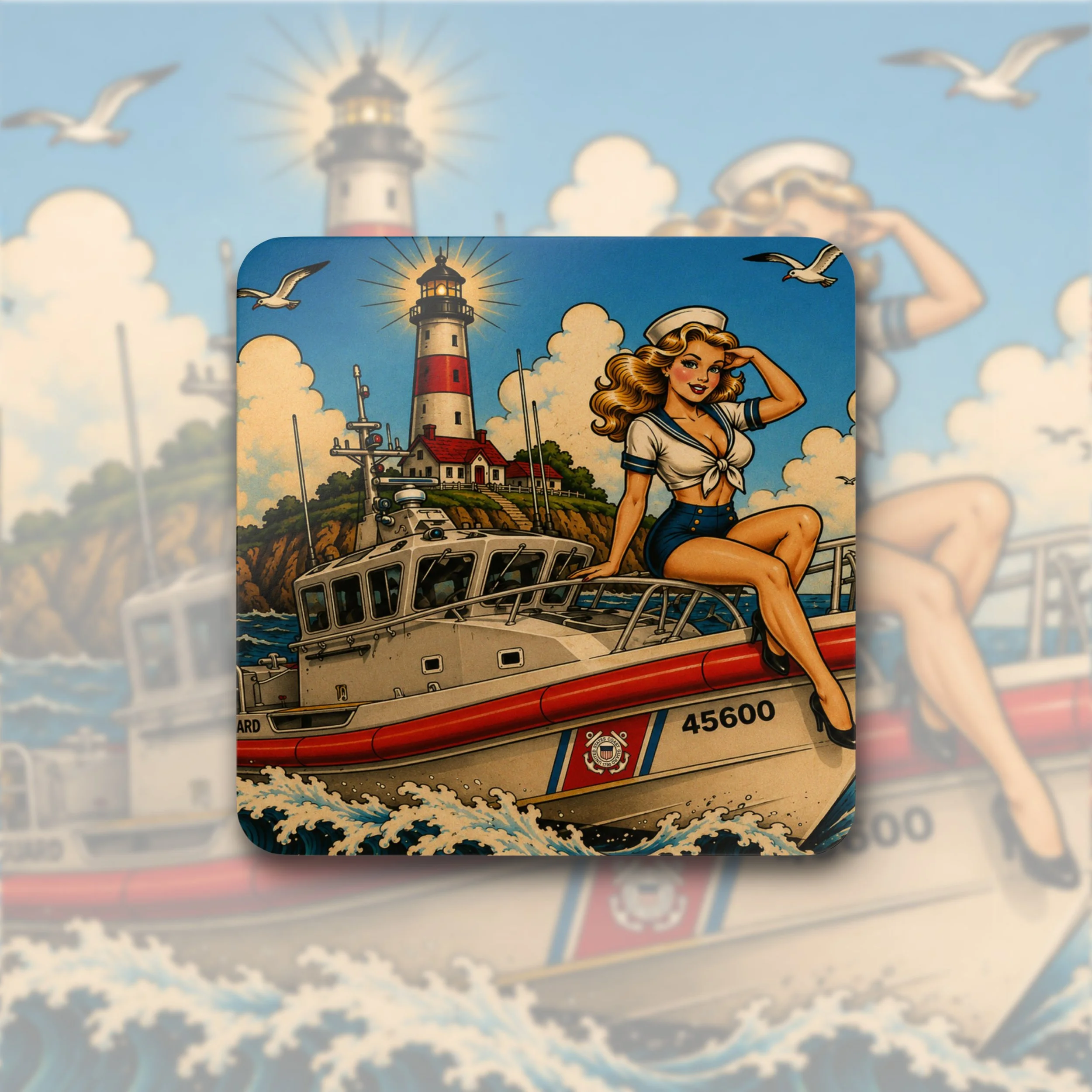 45-LIFE Corkwood Coaster Set