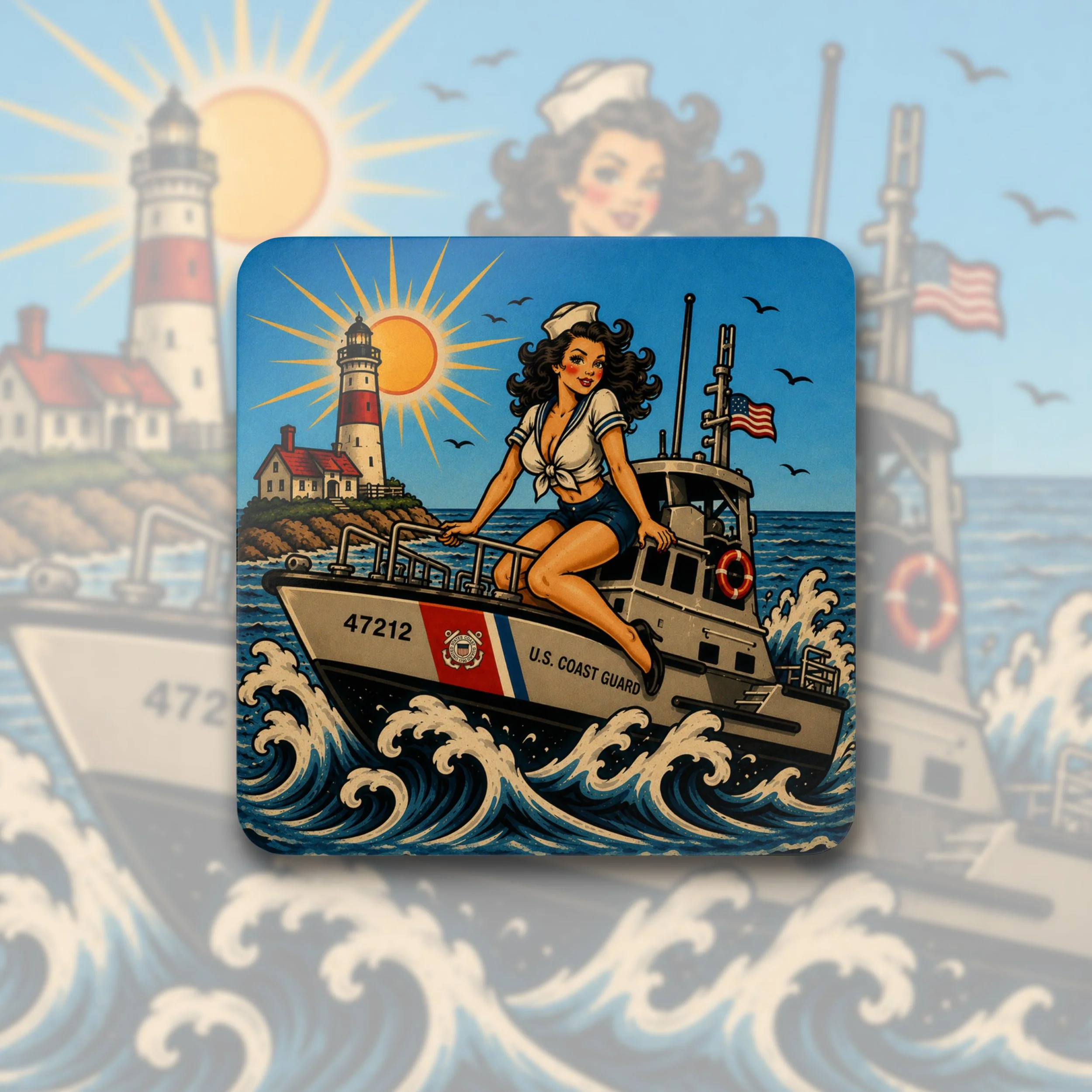 47-LIFE Corkwood Coaster Set