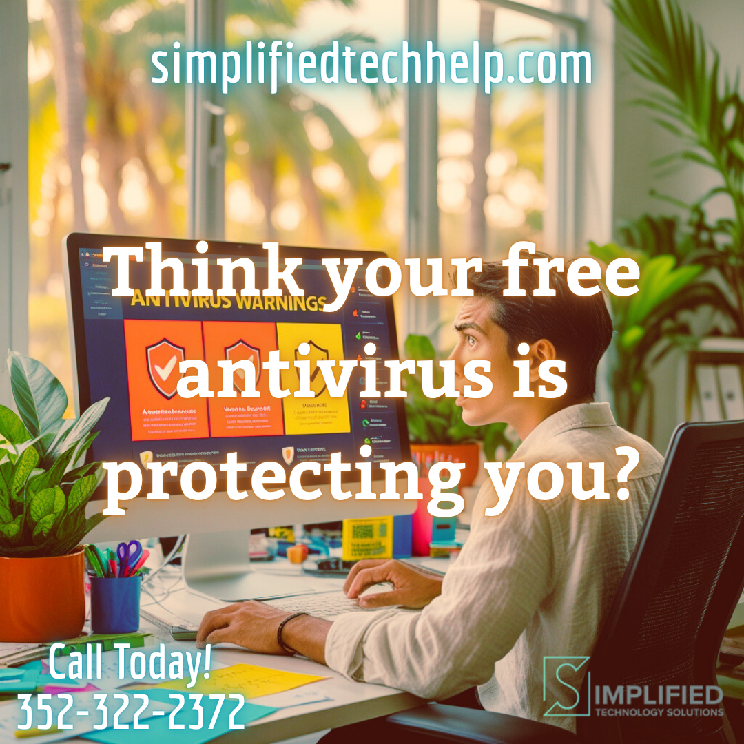 Free Antivirus Programs Are Leaving Ocala Computers Vulnerable — Here's What You Need to Know Published for Ocala, FL residents and small business owners concerned about cybersecurity