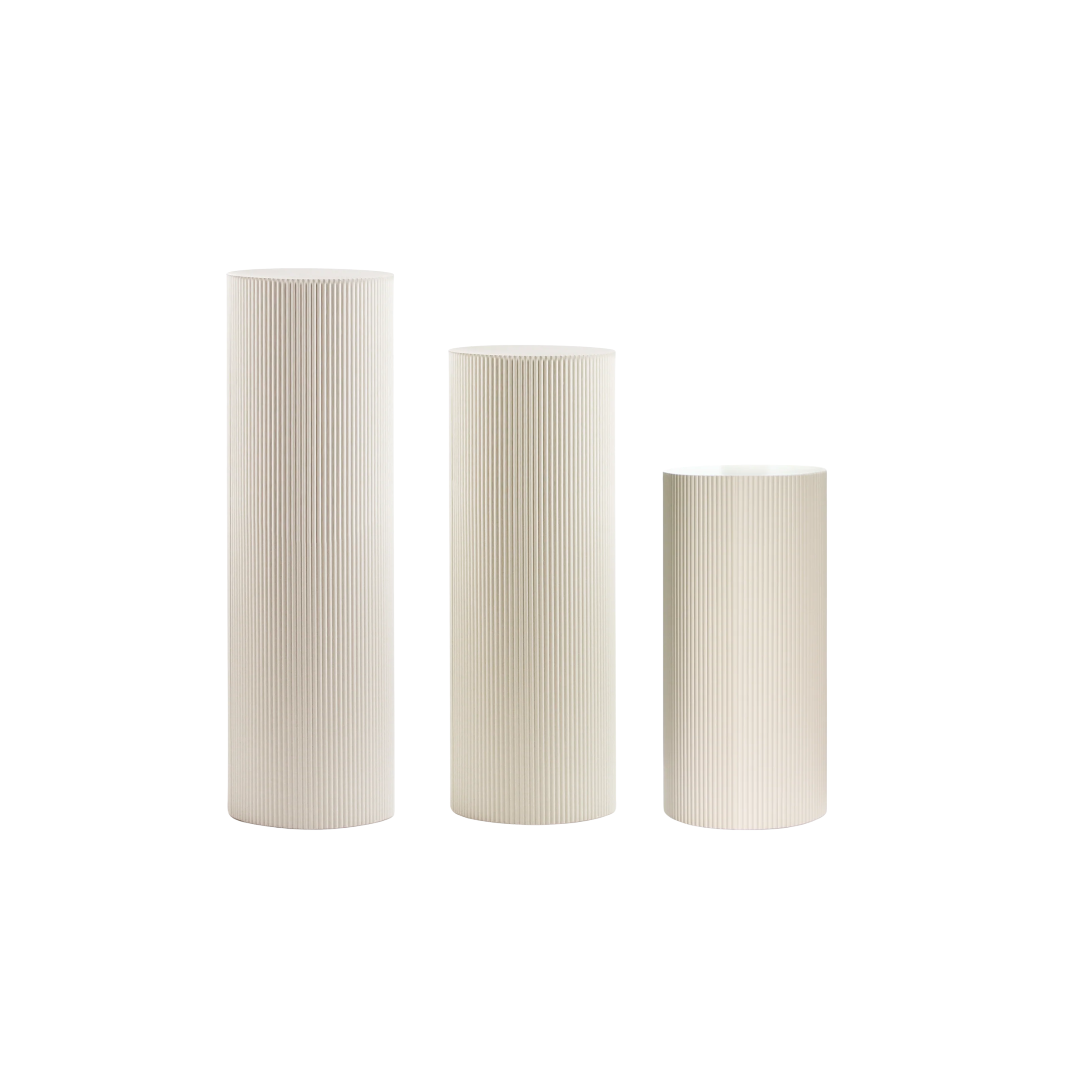 Fluted Pedestals