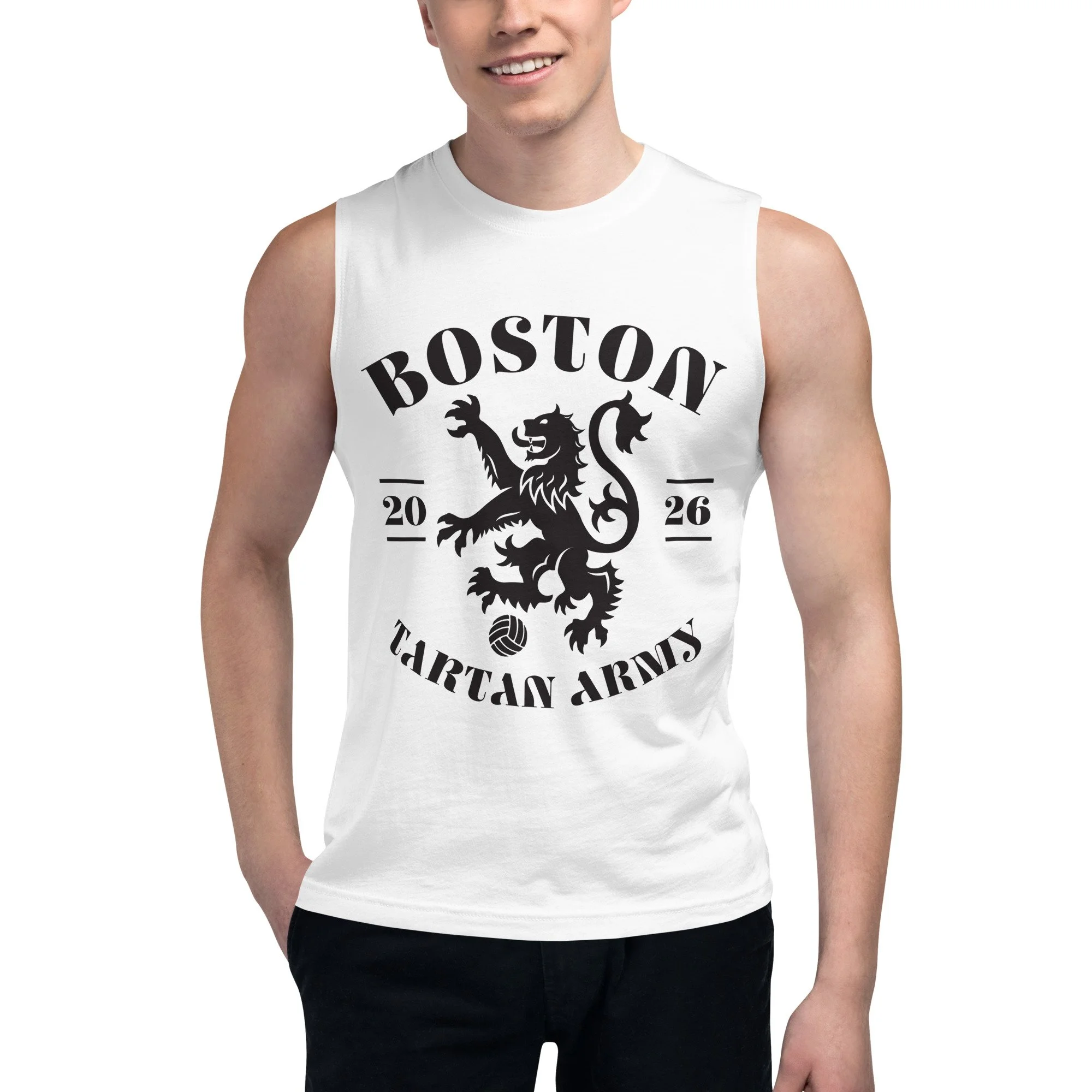 Boston Tartan Army Muscle Shirt