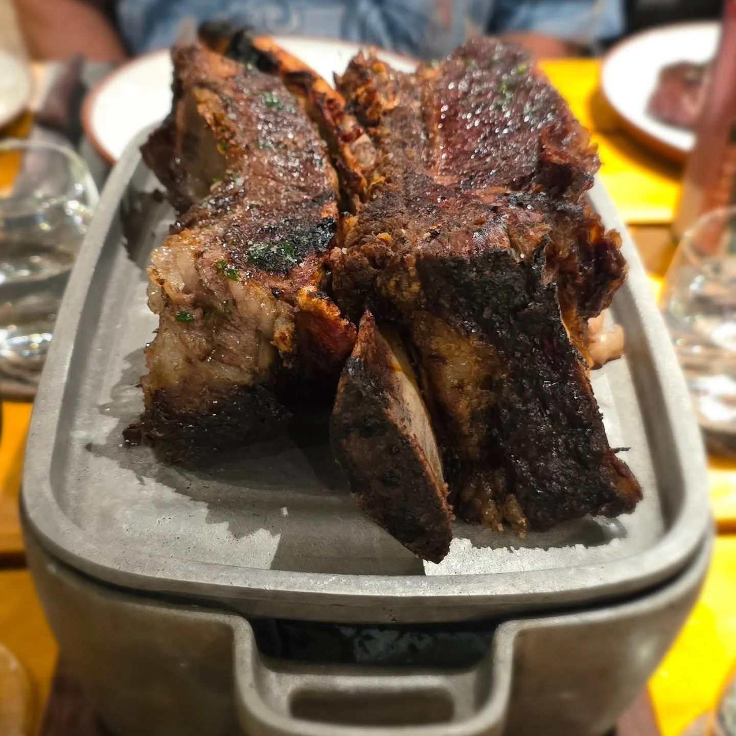 When you have one day to spend, do it with good people and good food, and that's what we did! We went to the @nuestrosecretorestaurante at @fsbuenosaires and had an incredible time and meal. Asado prepared ribs, regional drinks like Frenet con Coca a