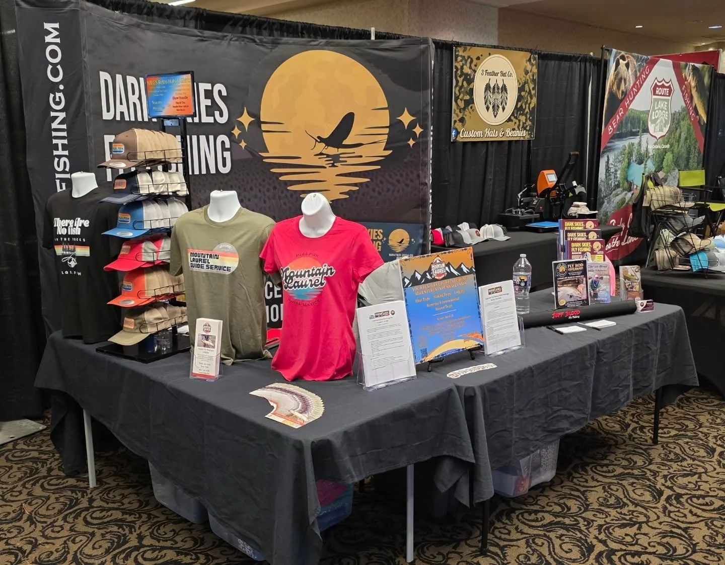 Great Lakes Fishing Expo! We are here, come on out if you can. This Friday,  Saturday and Sunday. We're hanging with @darkskiesflyfishing #fishing #trout
#flyfishing #