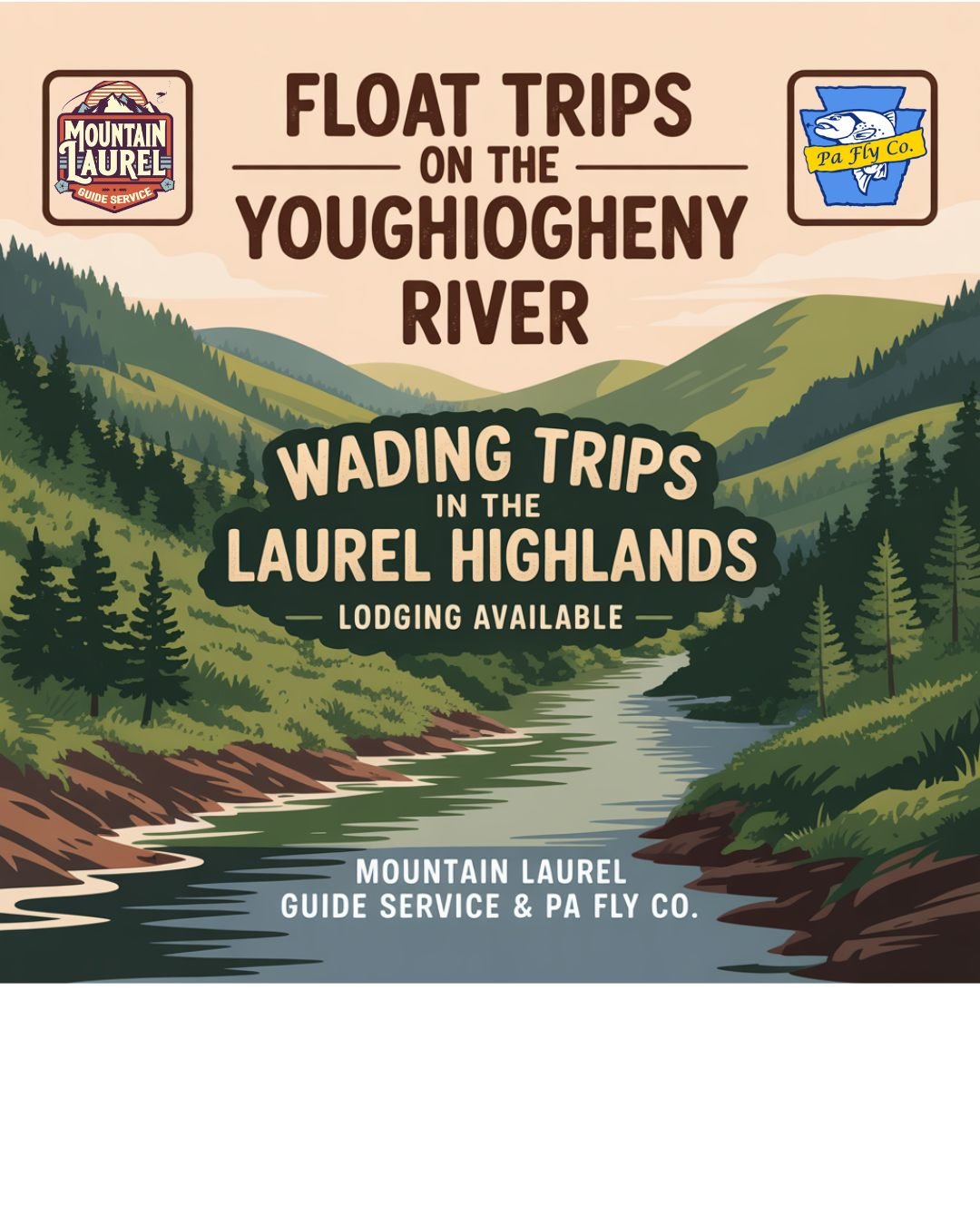 Float the Youghiogheny for Trout and wade the Laurel Highlands too ! Lodging available. You can contact Doug @paflyco for dates and lodging. #flyfishing
#trout #fish #float #fish #laurelhighlands