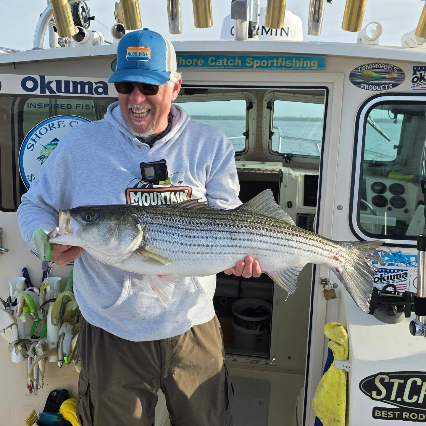 Salty adventure today in NJ. #stripers #rockfish #saltlife