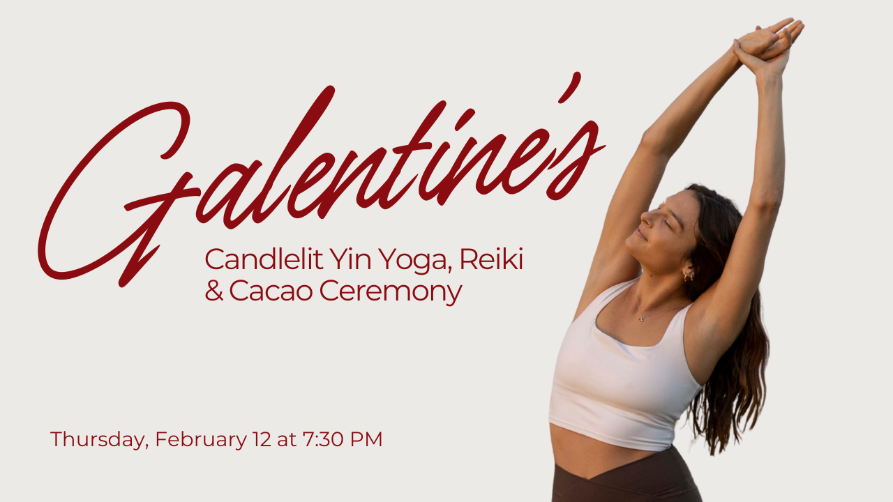 Candlelit Yin Yoga, Reiki & Cacao