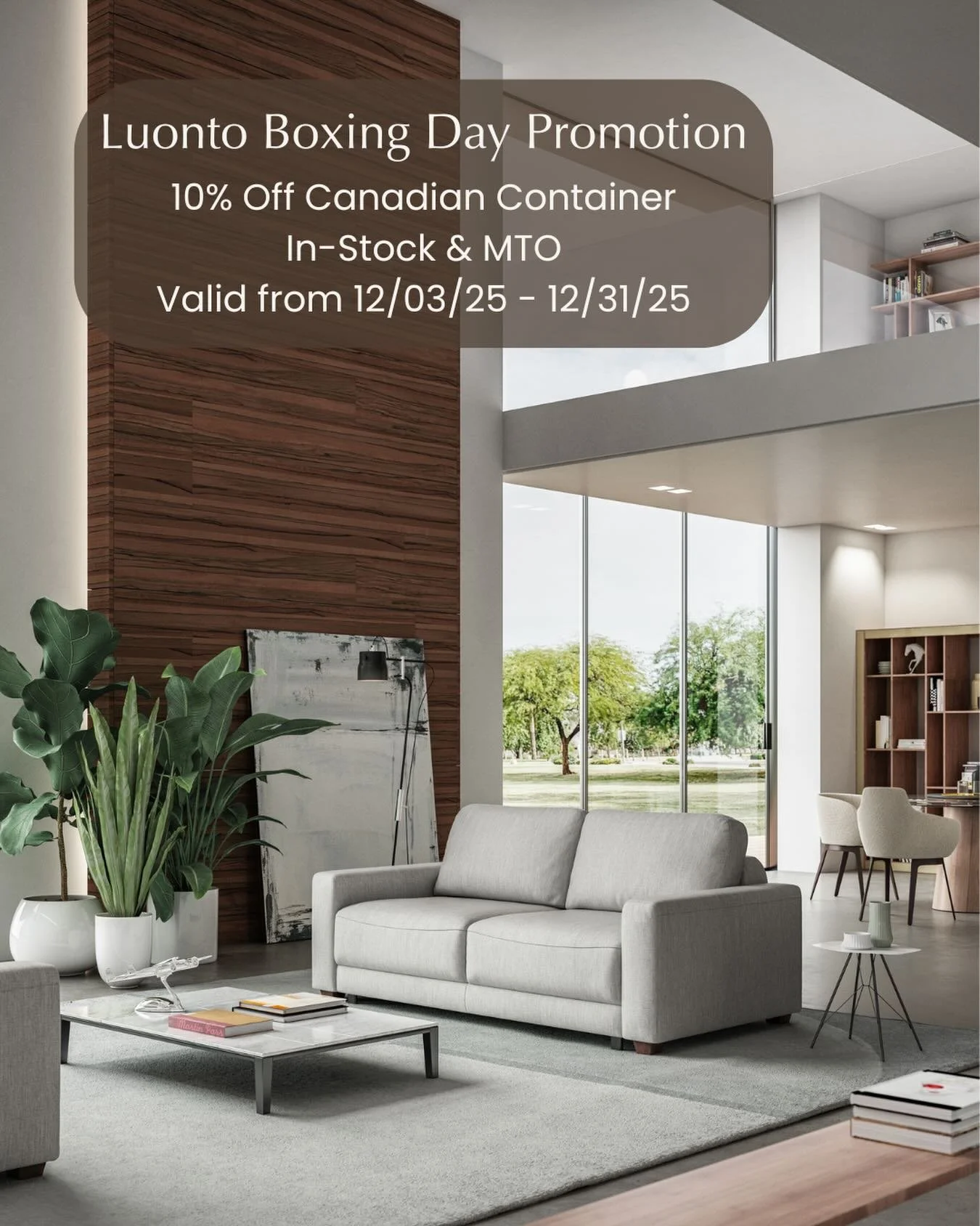 Luonto&rsquo;s early Boxing Day promotion has arrived for Canadians!🇨🇦 Contact us for more details 🩵