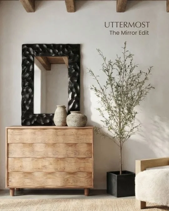 Reflecting the latest from @uttermostcompany ✨

Meet the newest additions to our mirror collection&mdash;where form meets function in the most beautiful way. From bold statement pieces to timeless silhouettes, each design is crafted to enhance your s