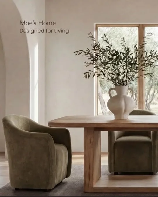 A table, a chair, a moment to connect. 

Step into our latest dining introductions by @moeshome &mdash;where form meets function and everyday living feels enhanced.